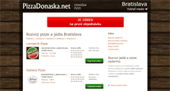 Desktop Screenshot of pizzadonaska.net