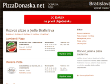 Tablet Screenshot of pizzadonaska.net